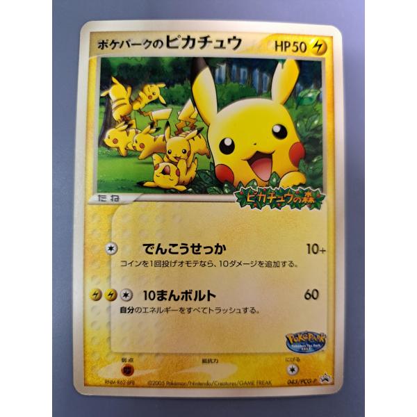 ポケパークのピカチュウ 043/PCG-P プロモ ポケモンカード : B-button