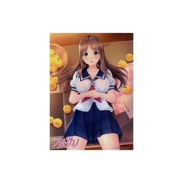 フォトカノ ゲオ 限定 特製 描き下ろし シールマウスパッド 柚ノ木梨奈