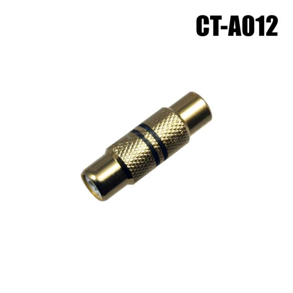 【メール便可】防犯カメラ 監視カメラ用中継コネクター RCAJ-RCAJ CT-A012