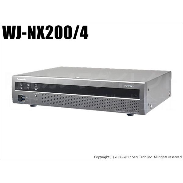 WJ-NX200/4 Panasonic i-proエクストリーム NWディスクレコーダー（4TB)（代引不可・返品不可）