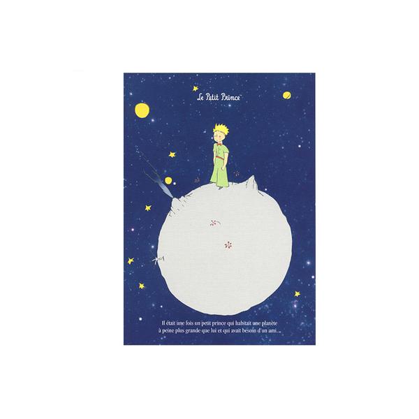 ポストカード イラスト 星の王子さま 星に立つ 真ん中 紺色背景 宇宙 Heart Ill 1851 l Pictorial Network 通販 Yahoo ショッピング