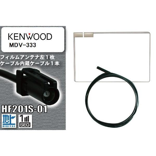フィルムアンテナ ケーブル セット 地デジ ケンウッド KENWOOD 用 MDV