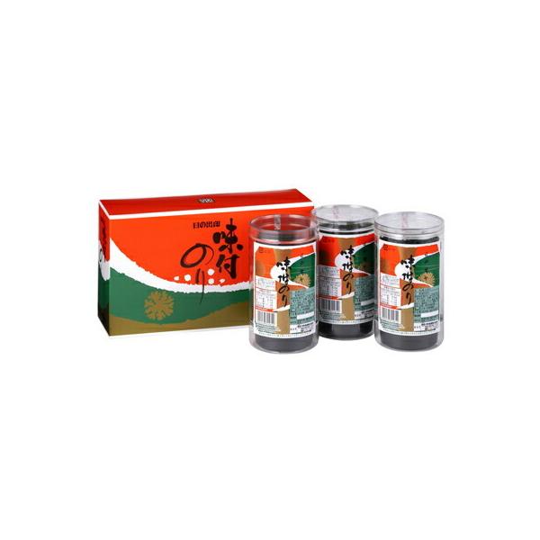 【セット内容】　(8切れ48枚)　3本入り■上質の海苔を産することで知られる有明海、その中でも優良な浜の上級品だけを厳選いたしました。香り良く焼きあげたその海苔に、甘・辛・ピリの三拍子そろった味付。良い海苔だけが持つ、歯切れの良さ、心地良い...