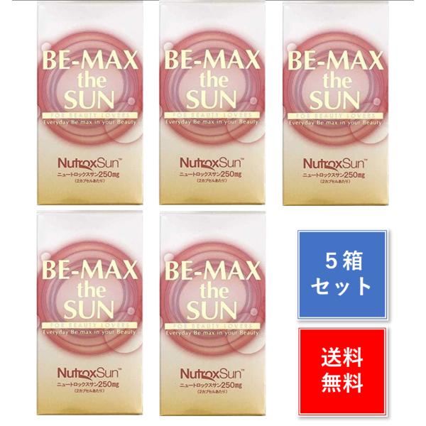 BE-MAX the SUN ビーマックス ザサン 日焼け止め 日焼け対策 30粒 カプセル 5箱セット紫外線 予防 正規品 美容 メディキューブ 送料無料 賞味期限2028年2月