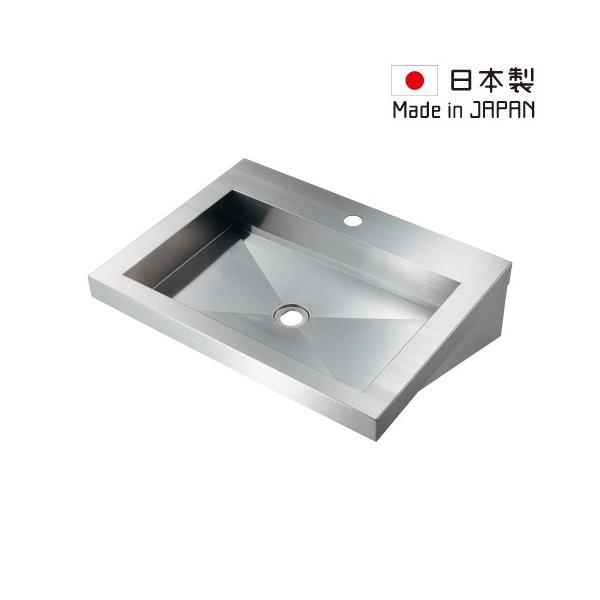 角型 住宅設備 壁掛け専用 四角 洗面ボウル 幅60 奥行45cm スクエア 代引決済不可 おしゃれ日本製 493 158 ビーキューブショッピング店 シンク スクエア シンク ステンレス 493 158 おしゃれ