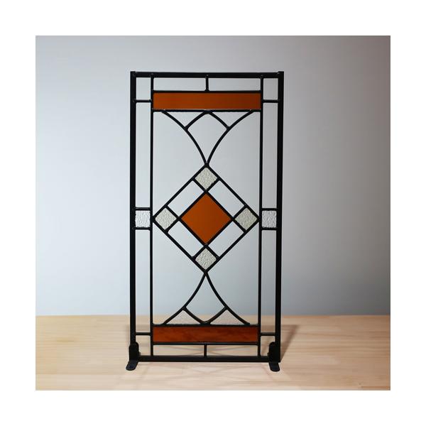 ステンドグラス 窓枠 ドア 幅48cm アイアン Ink h 格安 価格でご提供いたします