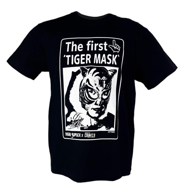 初代タイガーマスクｘCount2.9 コラボTシャツ(ブラック) 新日本プロレス NJPW :メール便対応