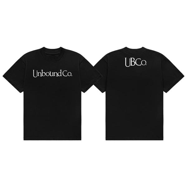 Unbound Co. Tシャツ（Wordlogo・ブラック×ホワイト）新日本プロレス NJPW :メール便対応