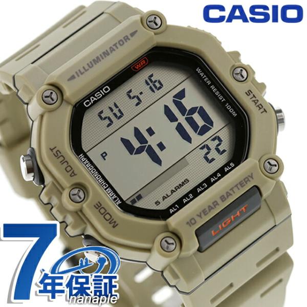 カシオ チープカシオ CASIO AE-1600H-5AV デジタル 海外モデル メンズ チプカシ 腕時計 ブランド カシオ casio ベージュ