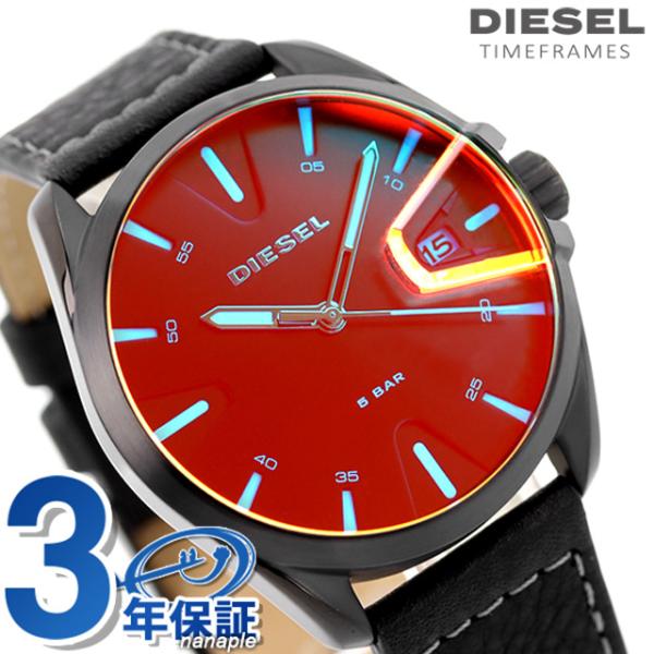 ディーゼル　DIESEL 腕時計　DZ-1945 DZ1945 Man: MS9 three-hand date black leather watch | Diesel