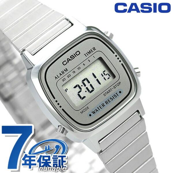 カシオ チープカシオ CASIO クォーツ 電池式 LA670WA-7 カシオコレクション スタンダード 海外モデル レディース チプカシ 腕時計 ブランド