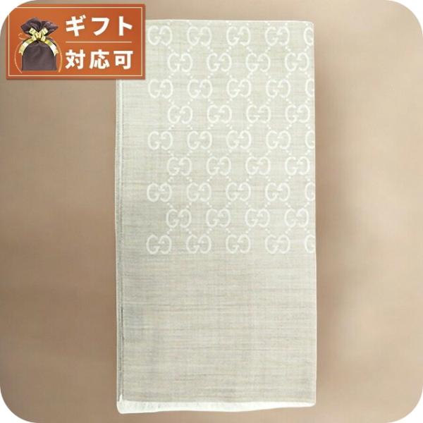 GUCCI グッチ ストール マフラー ロゴ GG メンズ レディース