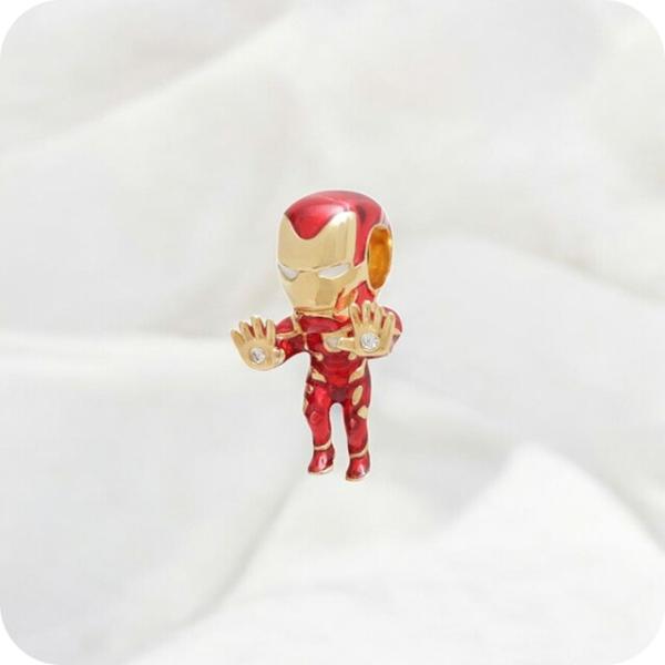 パンドラ PANDORA Marvel The Avengers Iron Man Charm ブレスレットチャーム 760268C01 レディース ゴールド