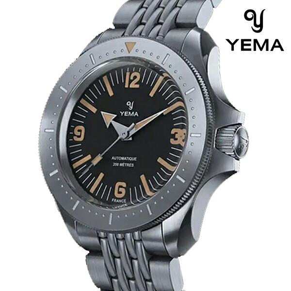 YEMA 手巻きダイバー　最終値下げ イエマ ダイバー 自動巻き 腕時計 ブランド メンズ YEMA YDIV24-AMS