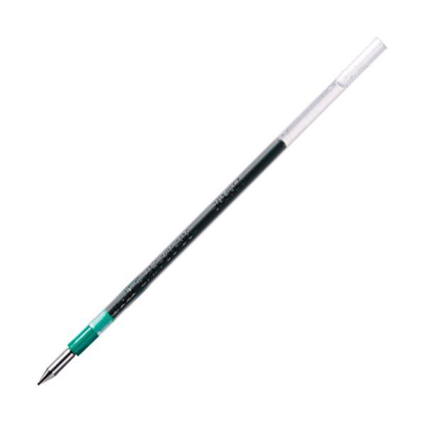 （まとめ） 三菱鉛筆 油性ボールペン替芯0.38mm 緑 ジェットストリーム多色ボールペン用 SXR8038.6 1セット（10本） 〔×5セット〕
