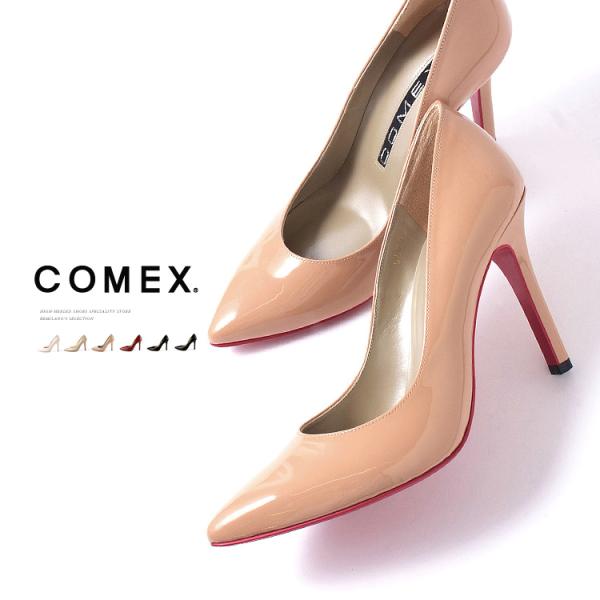 COMEX（コメックス） パンプス エナメルパンプス ポインテッドトゥ