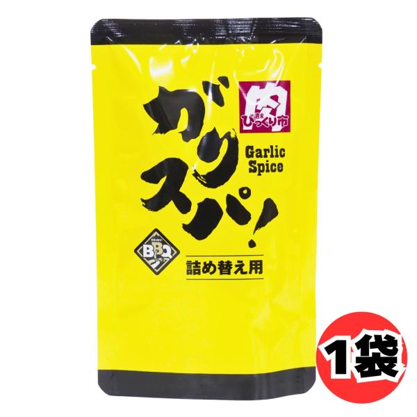ガリスパ！ 詰め替え用 100g ガーリックスパイス スパイス調味料 焼肉 BBQ ステーキ 牛肉 はらみ さがり 肉料理
