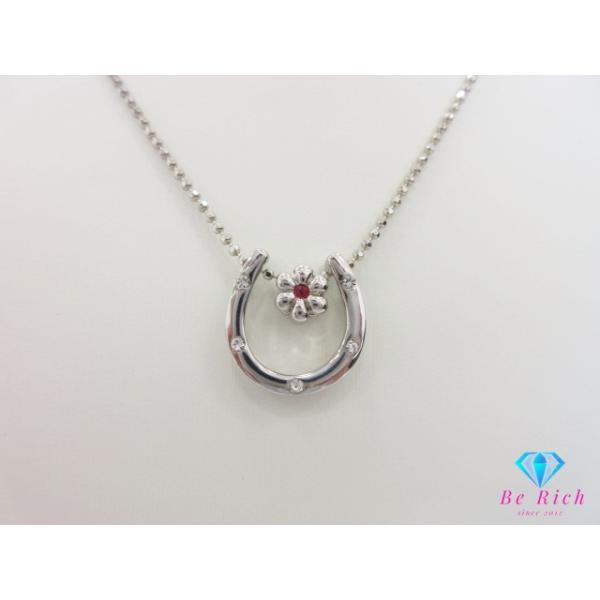 [美品]SWAROVSKI ホースシュー ネックレス クリスタル シルバー SWAROVSKI（スワロフスキー） クリスタル 馬蹄 ホースシュー モチーフ