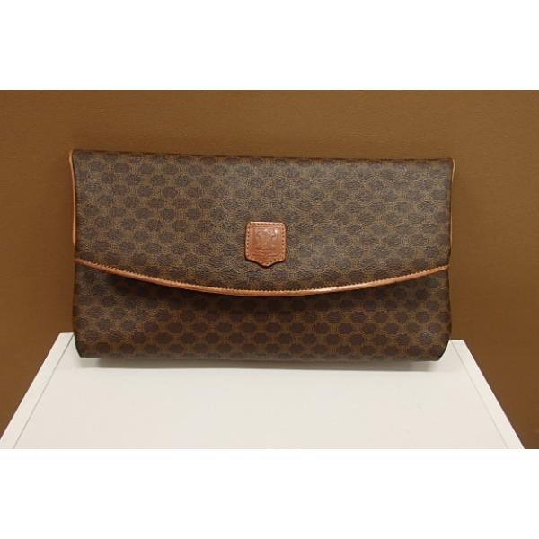 セリーヌ マカダム柄 クラッチバッグ ポーチ CELINE セカンドバッグ
