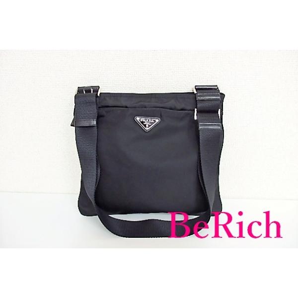 美品✨プラダ BT175Z ショルダーバッグ ナイロン 三角ロゴ ブラック be-rich0112_bk5547