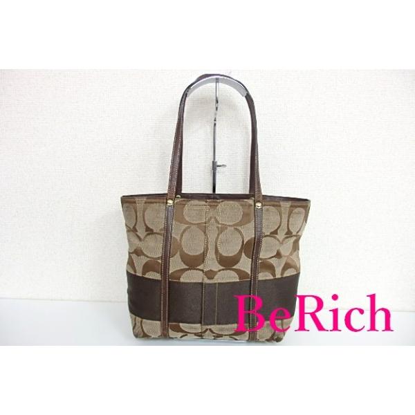 コーチ COACH トートバッグ 11098 シグネチャー ストライプ カーキ