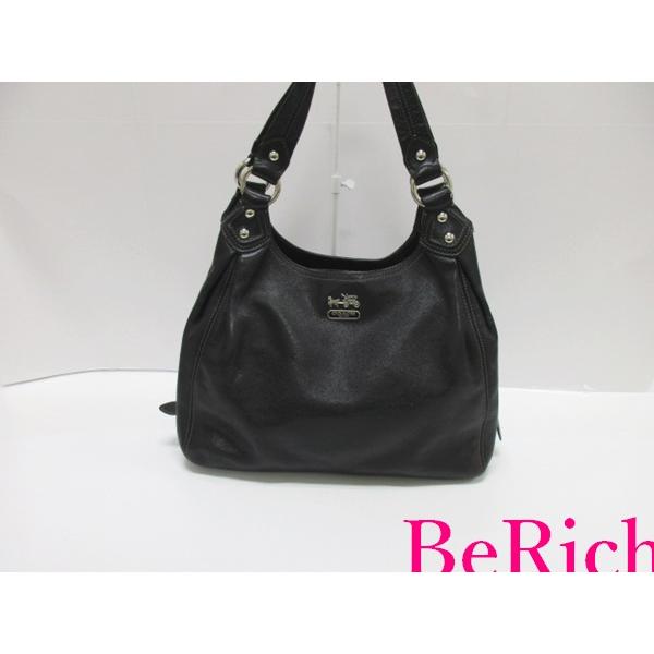 COACH（コーチ） ショルダーバッグ 14336 マディソン レザー マギー 黒