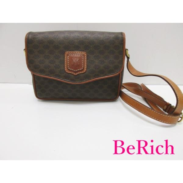 CELINE（セリーヌ） ショルダーバッグ ブラウン マカダム ロゴ