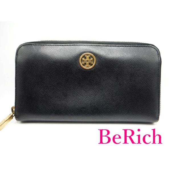 TORY BURCH（トリーバーチ） ラウンドファスナー 長財布 黒 ブラック