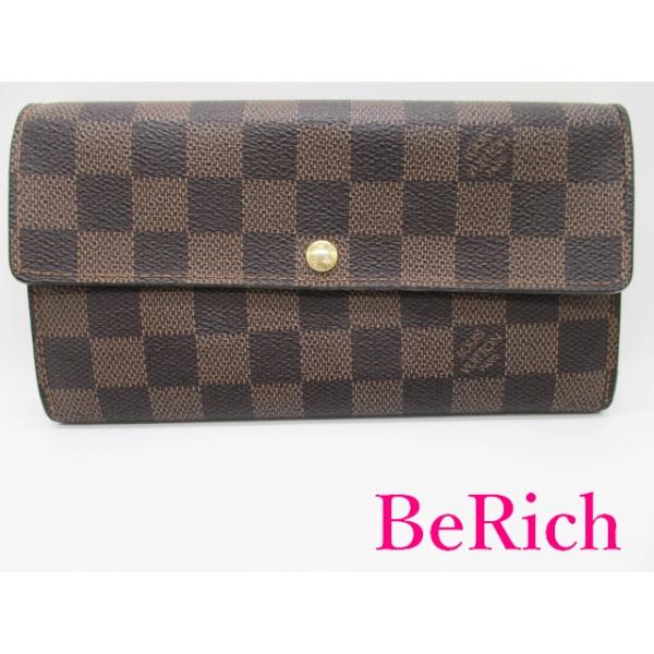 LOUIS VUITTON 二つ折り長財布 ダミエ　N61734　中古 楽天市場】【財布】LOUIS VUITTON ルイ ヴィトン ダミエ