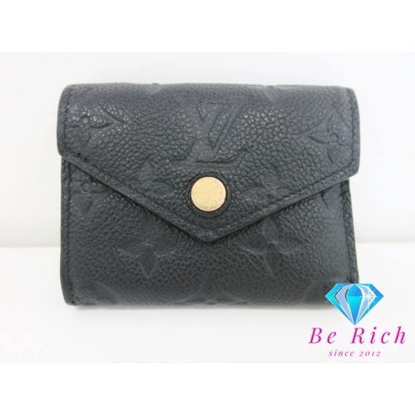 ✨美品✨ルイヴィトン 三つ折財布 ゾエ アンプラント 黒　M62935 LOUIS VUITTON ルイ ヴィトン 三つ折り財布 モノグラム アン