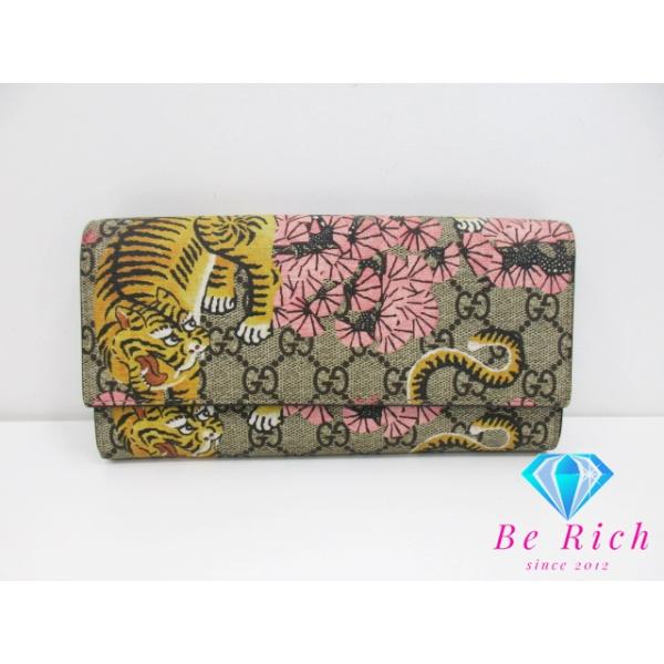 GUCCI グッチ 長財布 452360 GG ブルームス スプリーム ベンガル GUCCI グッチ 長財布 452360 GG ブルームス スプリーム ベンガル