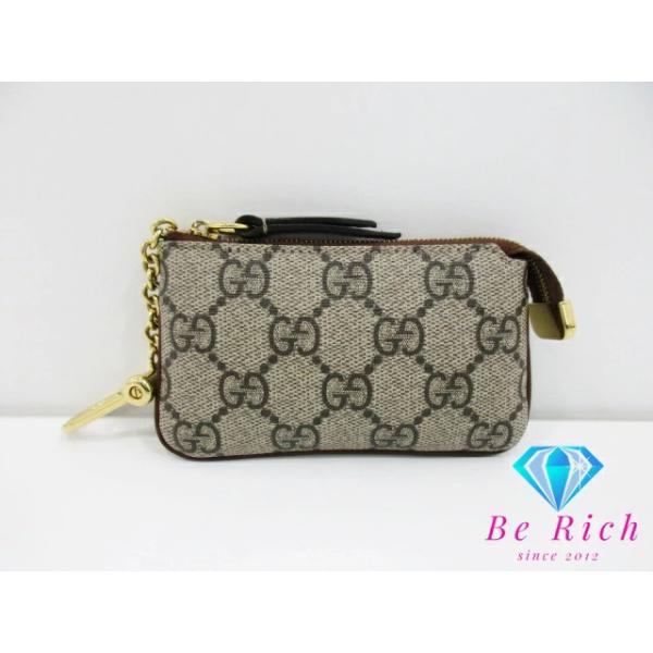 GG 美品 グッチ GUCCI キーリング付 コインケース 小銭入れ 447964 