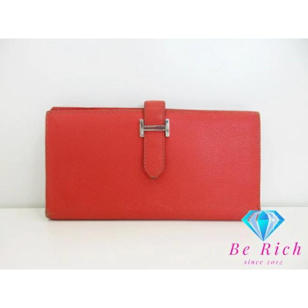 Bearn エルメス HERMES 二つ折り財布 長財布 ベアン スフレ 039785ck