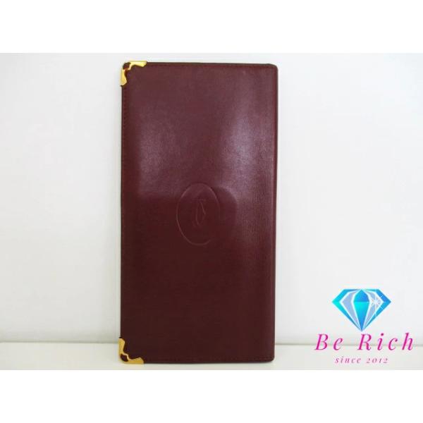 MUST DE CARTIER カルティエ Cartier メンズ 二つ折り財布 長財布