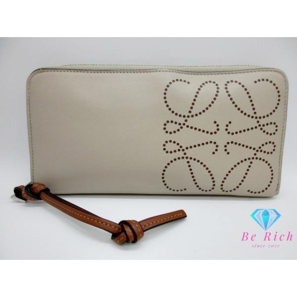 中古】LOEWE(ロエベ) ノット ジップアラウンド ウォレット 長 中古】LOEWE(ロエベ) ノット ジップアラウンド ウォレット 長