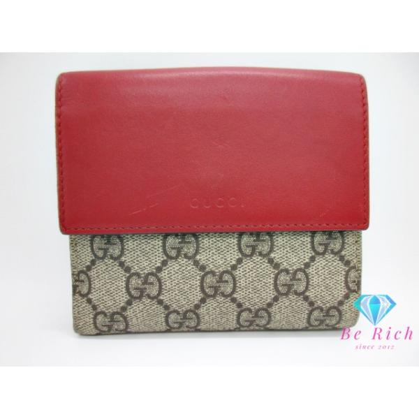 Gucci GGロゴ 二つ折り財布 ブラウン GGキャンバス グッチ 財布 GUCCI 二つ折り財布 レディース