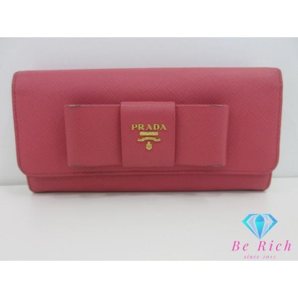 SAFFIANO（PRADA） プラダ PRADA 二つ折り財布 長財布 1MH132
