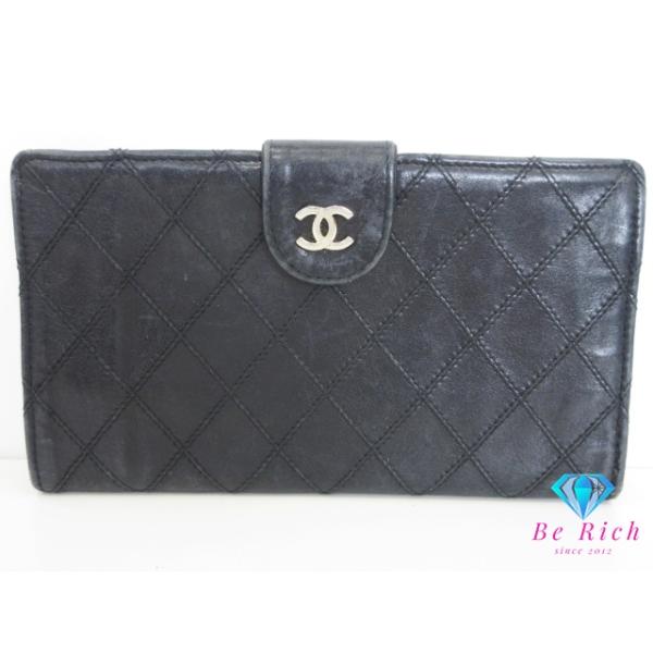 CHANEL（シャネル） 二つ折り財布 長財布 がま口 小銭入れ ビコローレ
