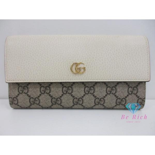 GUCCI（グッチ） ダブルG バイカラー コンチネンタル ウォレット 長