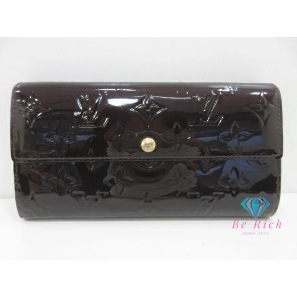 ルイヴィトン ヴェルニ サラ アマラント 長財布 モノグラム M93524 LOUIS VUITTON（ルイ・ヴィトン） ルイ ヴィトン 二つ折り財布 長財布