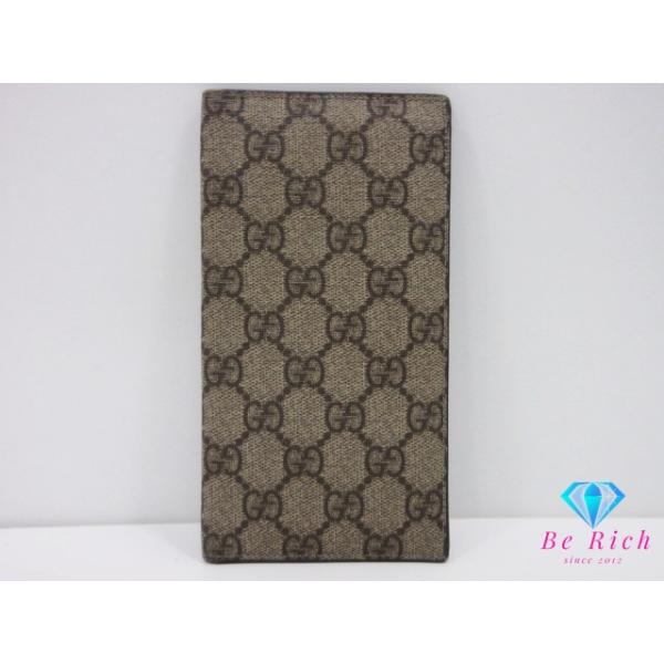 58 GUCCI 長財布 PVC 二つ折り財布 PVC GGスプリーム 08 GUCCI グッチ 長財布 二つ折り財布 GGスプリーム PVC GG柄｜Yahoo