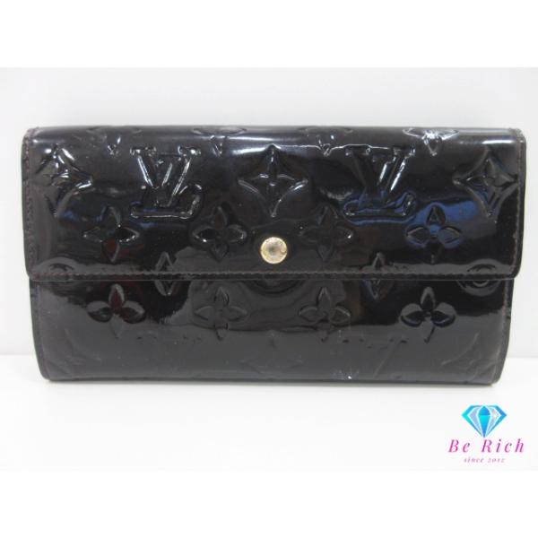 【美品】ルイ・ヴィトン　モノグラムヴェルニ　ポルトフォイユ　サラ　長財布　二つ折 LOUIS VUITTON（ルイ・ヴィトン） ルイ ヴィトン 二つ折り財布 長財布