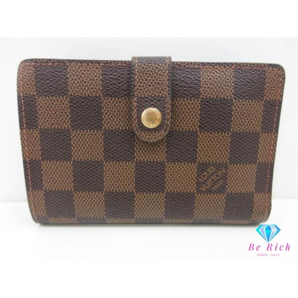 N61664 ルイヴィトン ダミエ エベヌ ヴィエノワ がま口 二つ折り財布 LOUIS VUITTON（ルイ・ヴィトン） ルイ ヴィトン がま口 二つ折り財布