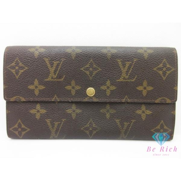 美品 2カード ルイヴィトン モノグラム ポシェットポルトモネクレディ 長財布1 LOUIS VUITTON（ルイ・ヴィトン） ルイ ヴィトン 二つ折り財布 長財布