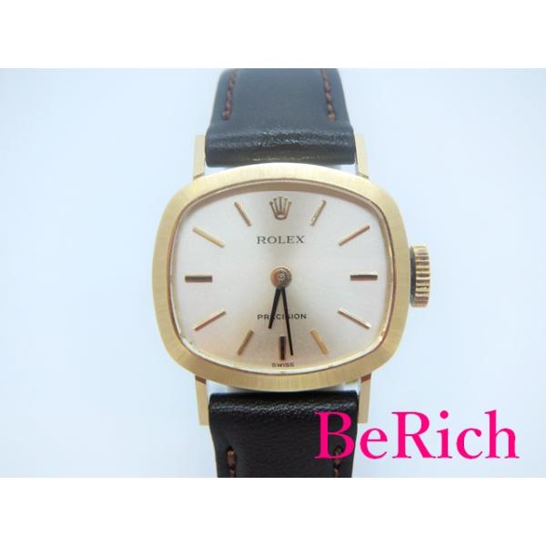 デイトジャスト ロレックス ROLEX プレシジョン K18 YG 手巻き
