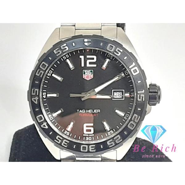 タグホイヤー TAG Heuer フォーミュラ 1 メンズ 腕時計 WAZ1110 黒 ブラック シルバー SS ブレス クォーツ QZ【中古】【送料無料】 bt3086