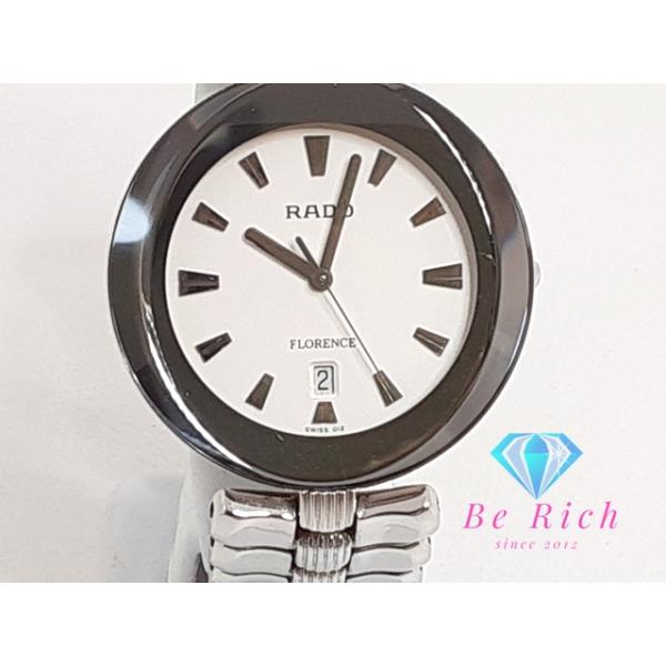RADO フローレンス　時計 RADO ラドー フローレンス デイト メンズ 腕時計 129.3763.4 白
