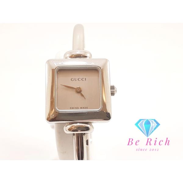 GUCCI（グッチ） レディース 腕時計 バングル ウォッチ 1000L スクエア