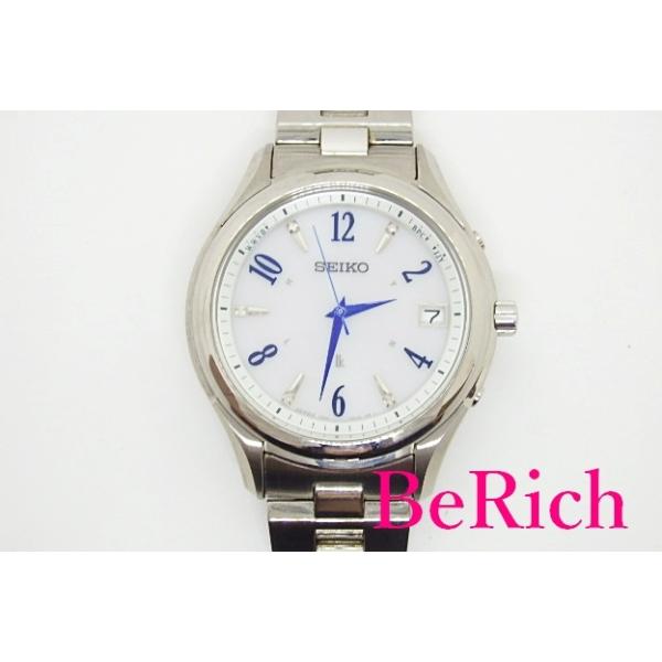 SEIKO LUKIA 7B24-0AY0 電波 ソーラー 腕時計 be-rich0112_ht3419