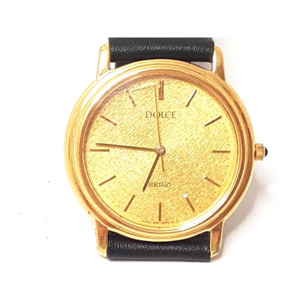 【新品電池】 SEIKO セイコー レディース 腕時計 ゴールド ドレス トノー 希少 新品電池SEIKO セイコー デイト トノー ゴールド